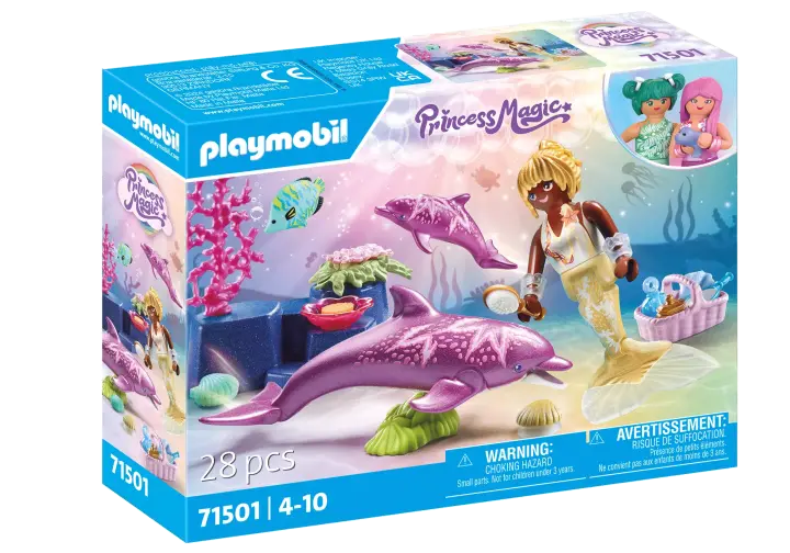 Playmobil 71501 - Sjöjungfru med delfiner - BOX