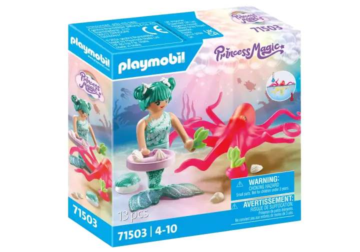 Playmobil 71503 - Merman with Colour-Changing Octopus - BOX