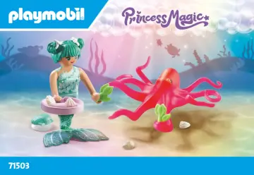 Manual de instruções Playmobil 71503 - Sereia com polvo que muda de cor (1)