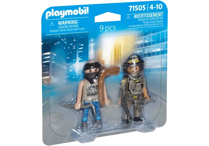 Playmobil 71505 - DuoPack SWAT ügynök és bandita - BOX