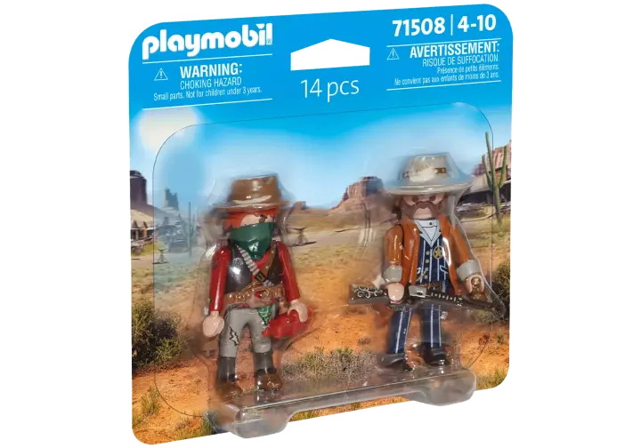 Playmobil 71508 - DuoPack Bandyta i szeryf - BOX