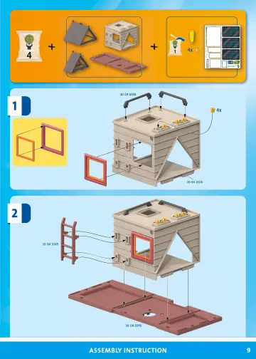 Manual de instruções Playmobil 71509 - Casa pequena (9)