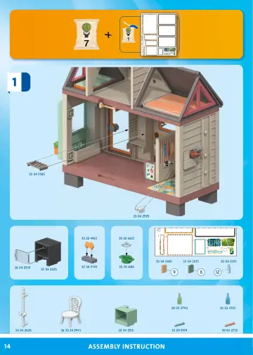 Notices de montage Playmobil 71509 - Tiny House (14)