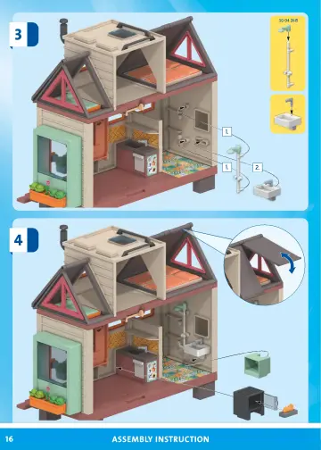 Manual de instruções Playmobil 71509 - Casa pequena (16)