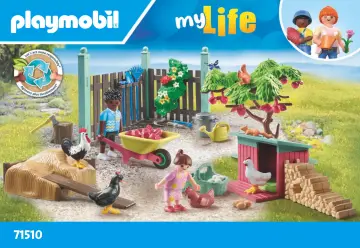 Building instructions Playmobil 71510 - Little chicken farm in the Tiny House garden (1)