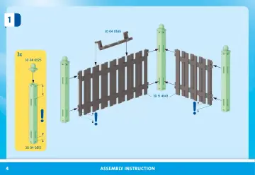 Building instructions Playmobil 71510 - Little chicken farm in the Tiny House garden (4)