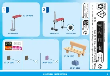 Οδηγίες συναρμολόγησης Playmobil 71511 - Υπαίθρια ανταλλακτική βιβλιοθήκη (4)