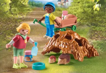 Playmobil 71512 - Skötsel av igelkottsfamiljen