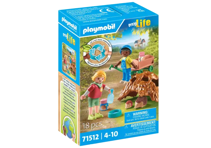 Playmobil 71512 - Care of the hedgehog family - BOX