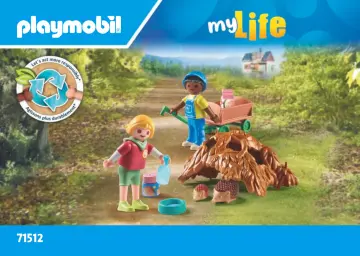 Bouwplannen Playmobil 71512 - Zorgen voor de egelfamilie (1)