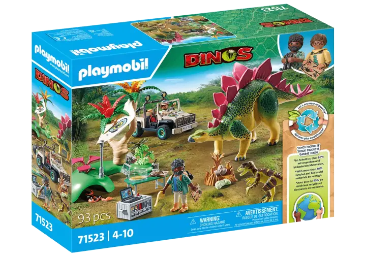 Playmobil 71523 - Campo de pesquisa com dinossauros - BOX