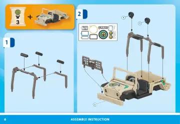 Manual de instruções Playmobil 71523 - Campo de pesquisa com dinossauros (6)