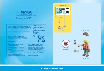 Manuales de instrucciones Playmobil 71525 - Observatorio del dimorphodon (3)