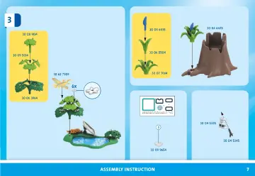 Manuales de instrucciones Playmobil 71525 - Observatorio del dimorphodon (7)