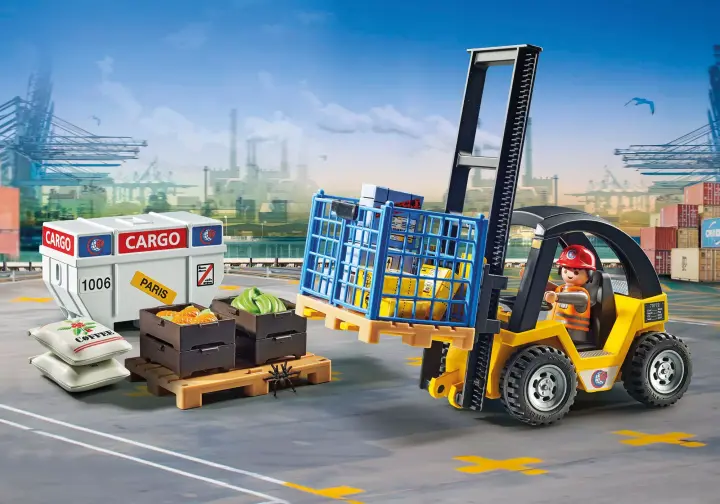 Playmobil 71528 - Forklift truck with cargo