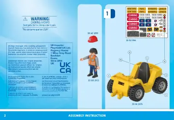 Building instructions Playmobil 71528 - Forklift truck with cargo (2)