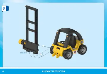 Building instructions Playmobil 71528 - Forklift truck with cargo (4)