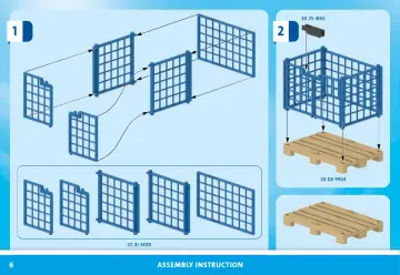 Building instructions Playmobil 71528 - Forklift truck with cargo (6)