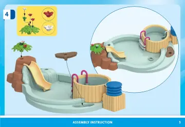 Building instructions Playmobil 71529 - Children's pool with whirlpool (5)