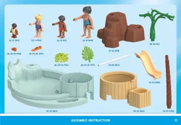 Building instructions Playmobil 71529 - Children's pool with whirlpool (11)