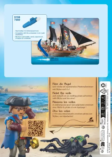 Οδηγίες συναρμολόγησης Playmobil 71530 - Πειρατική ναυαρχίδα (16)