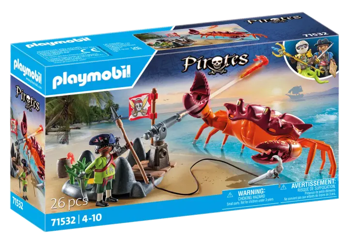 Playmobil 71532 - Batalla con el cangrejo gigante - BOX