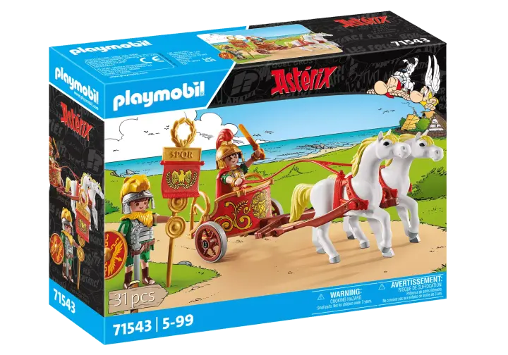 Playmobil 71543 - Asterix: Ρωμαϊκή άμαξα - BOX