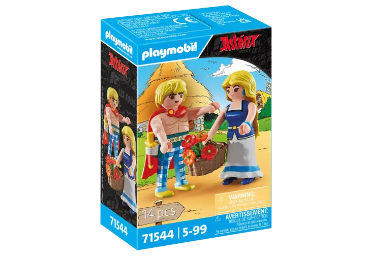 Playmobil 71544 - Astérix : Tragicomix et Falbala - BOX