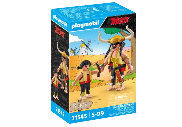 Playmobil 71545 - Astérix : Soupalognon y Crouton et Pepe - BOX