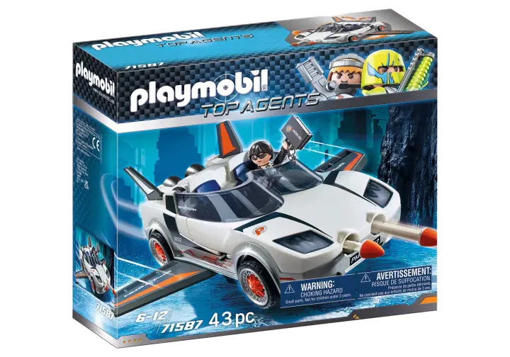 Playmobil 71587 - Κατασκοπευτικό όχημα του Πράκτορα Π - BOX