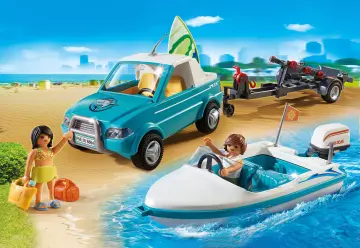 Playmobil 71589 - Όχημα με ταχύπλοο σκάφος και υποβρύχιο μοτέρ