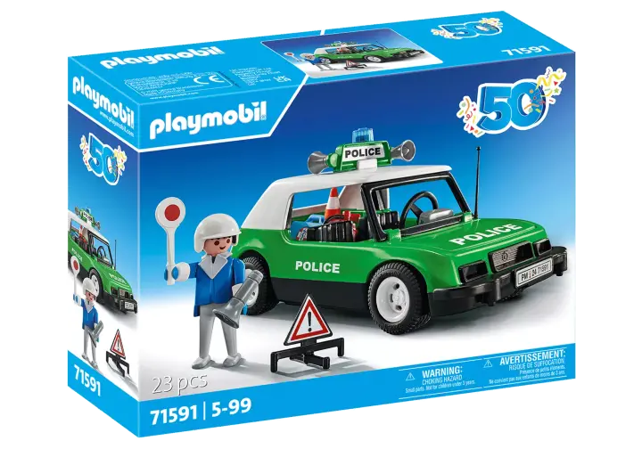 Playmobil 71591 - Klassieke politie auto - BOX