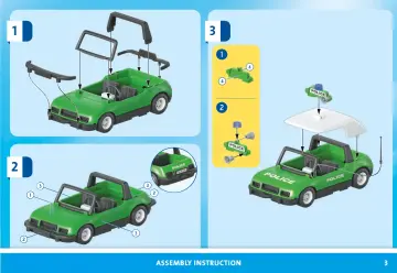 Building instructions Playmobil 71591 - Classic Police Car (3)