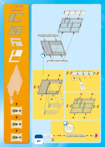 Οδηγίες συναρμολόγησης Playmobil 71607 - Μοντέρνο Σπίτι (4)