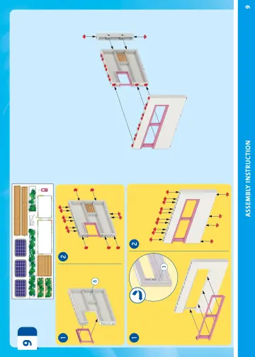 Bauanleitungen Playmobil 71607 - Wohnhaus mit Wintergarten (9)