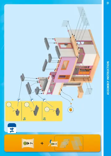 Bauanleitungen Playmobil 71607 - Wohnhaus mit Wintergarten (13)