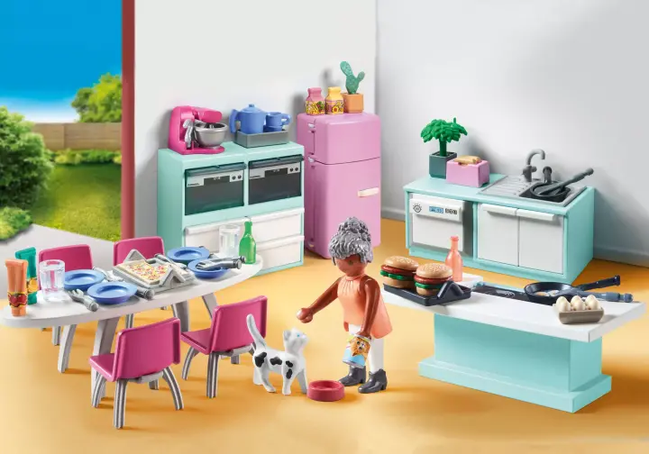 Playmobil 71608 - Cuisine avec ilôt central