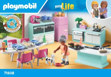 Building instructions Playmobil 71608 - Kitchen with dining place (1)