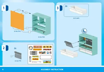 Building instructions Playmobil 71608 - Kitchen with dining place (4)