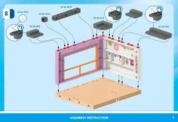 Building instructions Playmobil 71610 - Children's room (7)