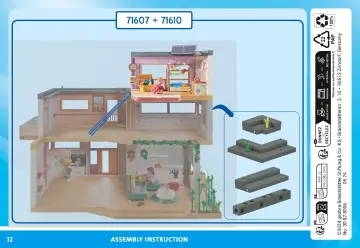 Building instructions Playmobil 71610 - Children's room (12)