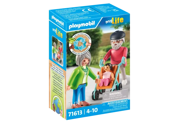 Playmobil 71613 - Abuelos y bebé - BOX