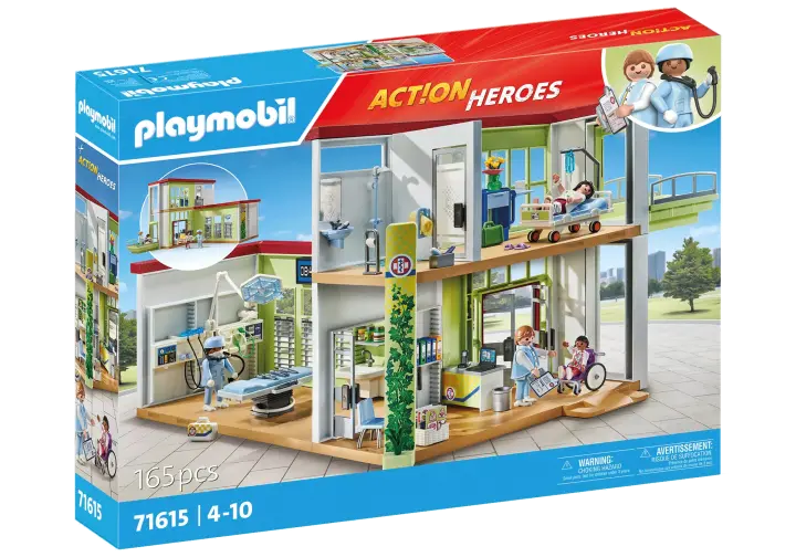 Playmobil 71615 - Nowoczesny szpital - BOX