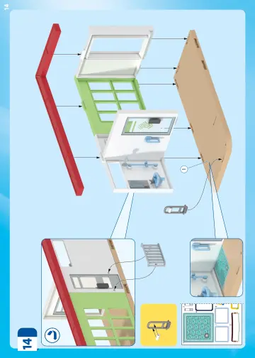 Building instructions Playmobil 71615 - Modern hospital (14)