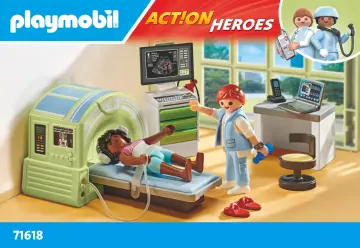 Manual de instruções Playmobil 71618 - Ressonância com paciente (1)