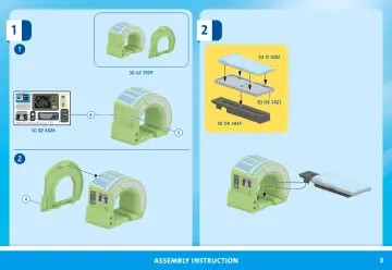 Building instructions Playmobil 71618 - MRI with patient (3)