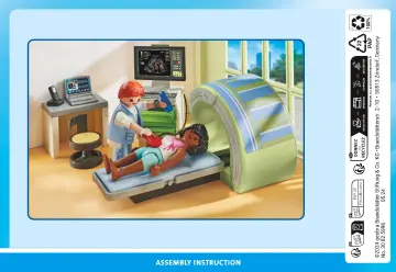 Manuales de instrucciones Playmobil 71618 - Resonancia con paciente (6)