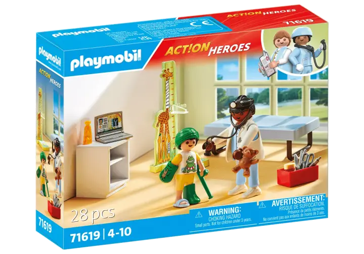 Playmobil 71619 - Pediatrician with teddy bear - BOX