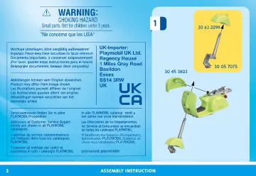 Bouwplannen Playmobil 71621 - 1969 Vespa 150 Sprint Veloce, lichtgroen (2)