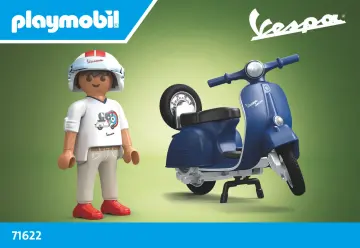 Instrukcje obsługi Playmobil 71622 - 1969 Vespa 150 Sprint Veloce, niebieski (1)